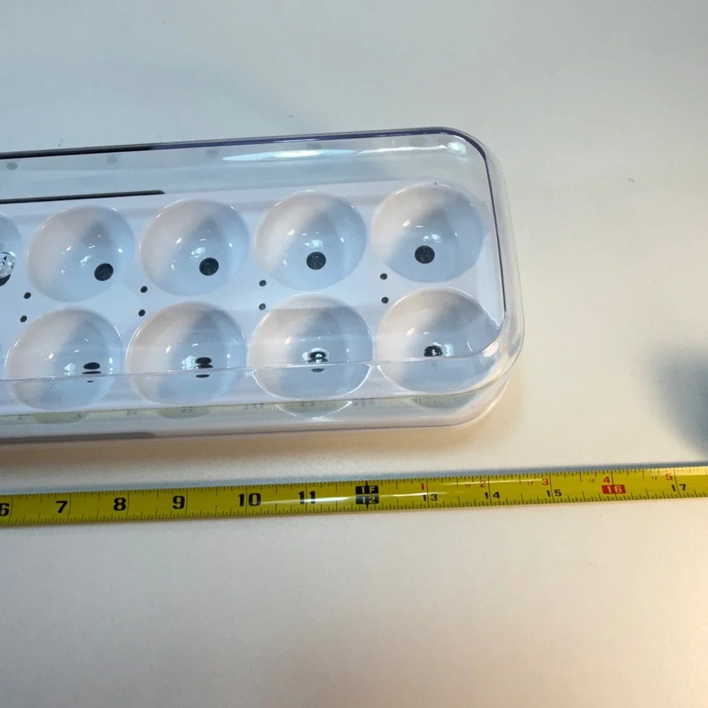 Quirky‎ GE Egg Minder Smart Egg Tray White Plastic Refrigerator Storage 14 READ